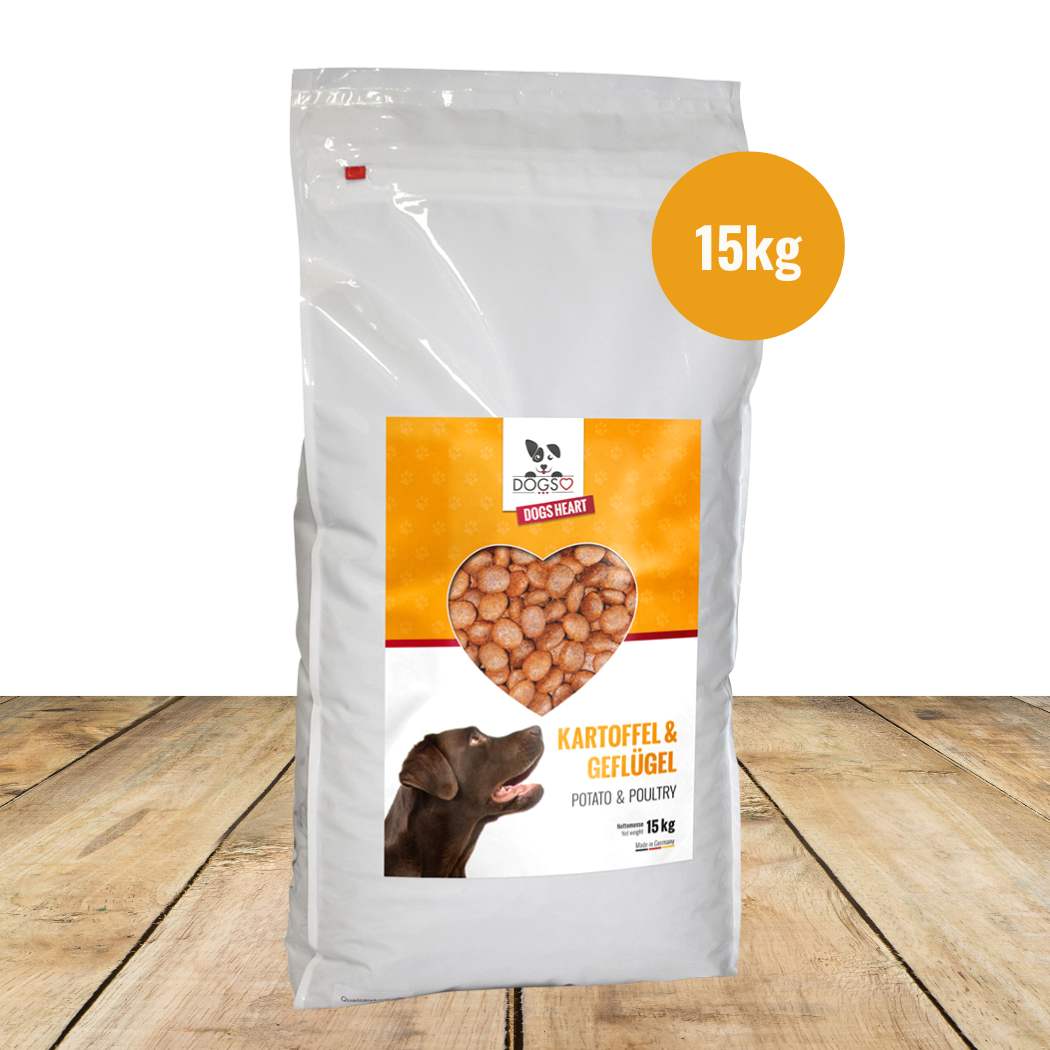 Kartoffel & Geflügel | Getreidefreies Hundefutter - DOGS - HEART