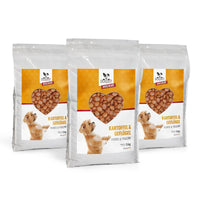 Kartoffel & Geflügel - Hundefutter trocken getreidefrei mit hohem Fleischanteil, glutenfrei - DOGS-HEART Trockenfutter 3x5 kg