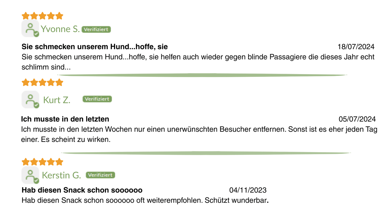 PARATIC Schutz - Snack für Hunde - mit Schwarzkümmelöl und Kokosöl - DOGS - HEART