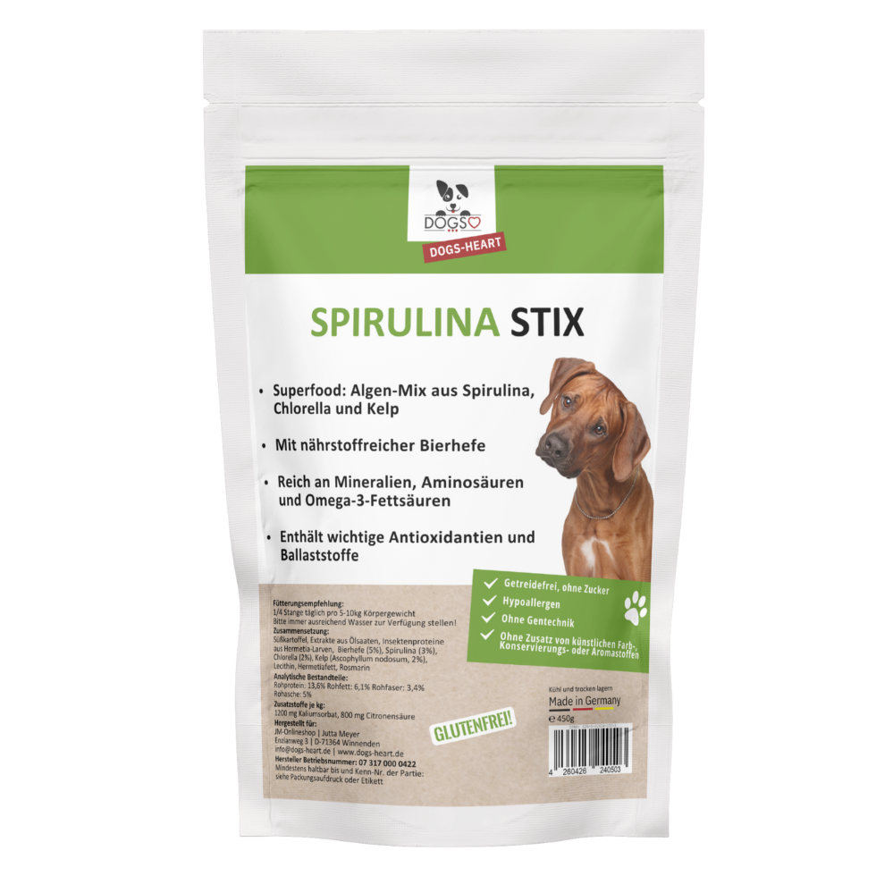 Neue Rezeptur- Spirulina STIX: Gesunde Zahnpflegestix mit Meeresalge