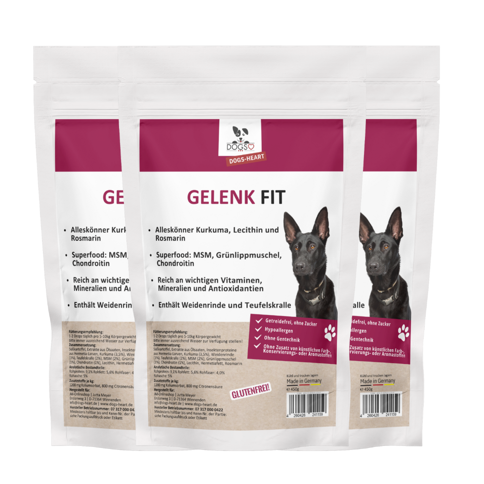Gelenk Fit-Drops Hund | Kaltgepresst mit Grünlippmuschel