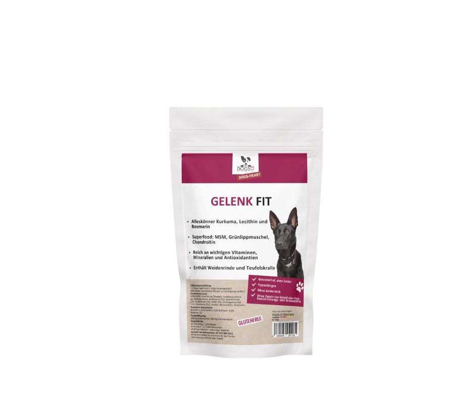 Gelenk Fit - Drops - Gelenkfreundliche Inhaltsstoffe tierärztlich abgestimmt - DOGS - HEART