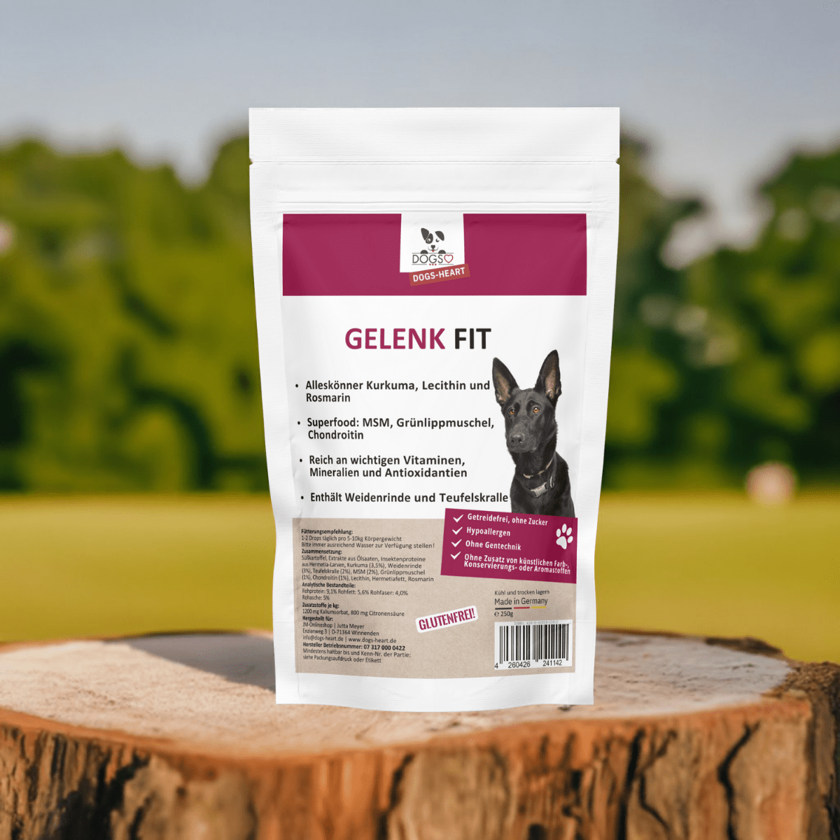 Gelenk Fit - Drops Hund | Kaltgepresst mit Grünlippmuschel - DOGS - HEART - Funktionssnacks