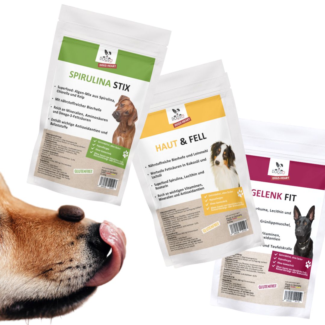 Haut & Fell Drops - Kaltgepresste Pflege für Haut und Fell - DOGS - HEART