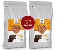 Hundefutter MIX - 2 x 15kg - getreidefrei mit hohem Fleischanteil, glutenfrei - DOGS - HEART