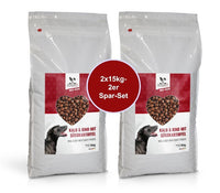 Hundefutter MIX - 2 x 15kg - getreidefrei mit hohem Fleischanteil, glutenfrei - DOGS - HEART