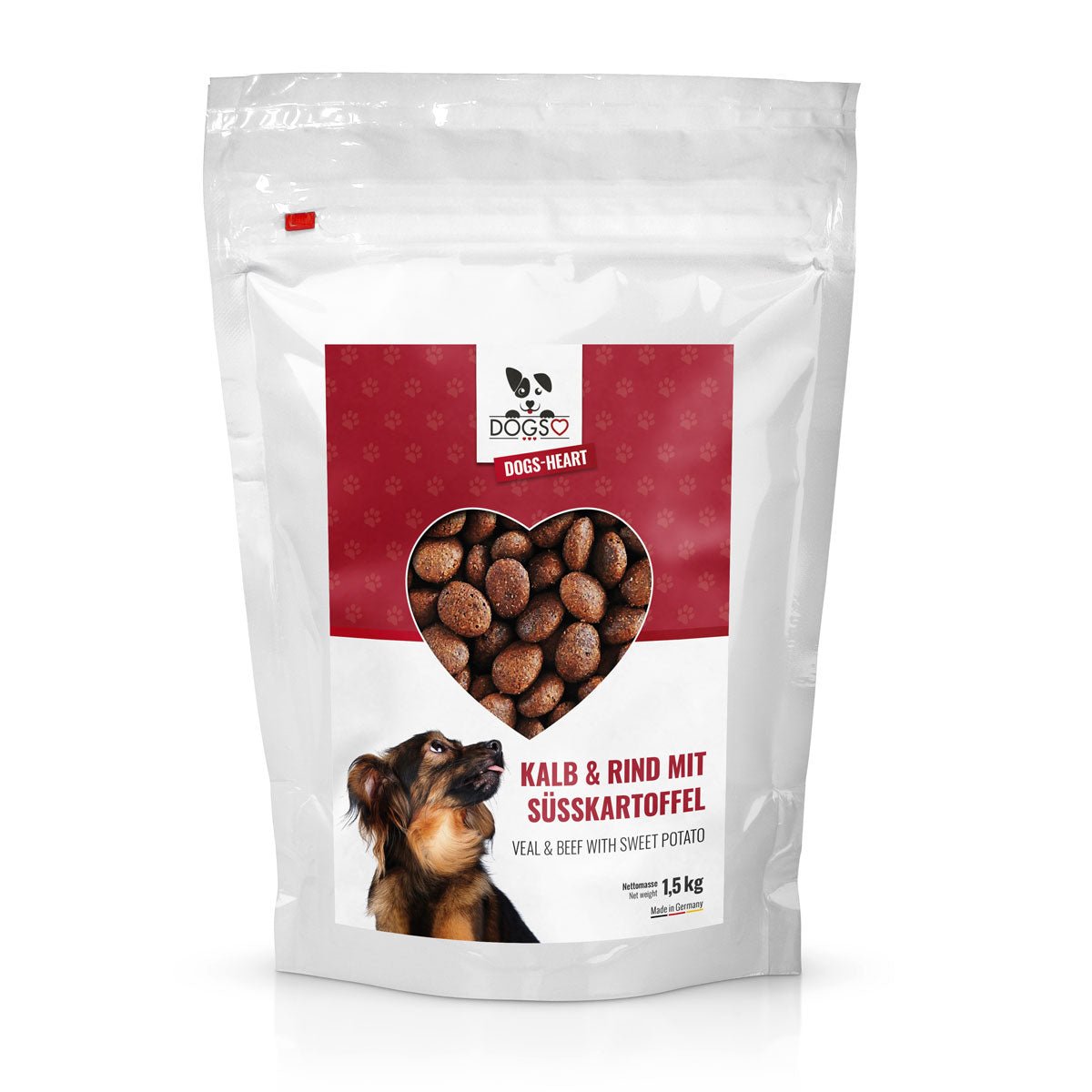 Premium Hundefutter Kalb & Rind 3x5kg Getreidefrei