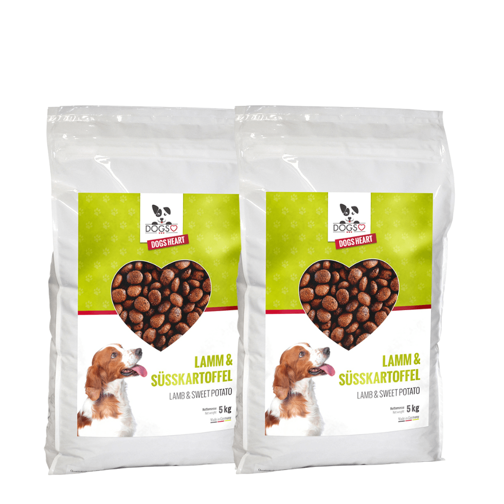 Lamm Hundefutter Monoprotein | Für sensible Hunde & Senioren | DOGS - HEART - DOGS - HEART - Trockenfutter