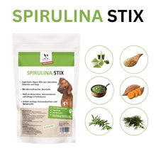 Lade das Bild in den Galerie-Viewer, Neue Rezeptur - Spirulina STIX: Gesunde Zahnpflegestix mit Meeresalge - DOGS - HEART
