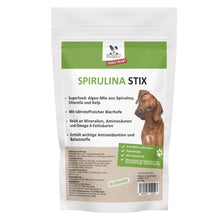 Lade das Bild in den Galerie-Viewer, Neue Rezeptur - Spirulina STIX: Gesunde Zahnpflegestix mit Meeresalge - DOGS - HEART
