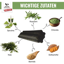 Lade das Bild in den Galerie-Viewer, Neue Rezeptur - Spirulina STIX: Gesunde Zahnpflegestix mit Meeresalge - DOGS - HEART
