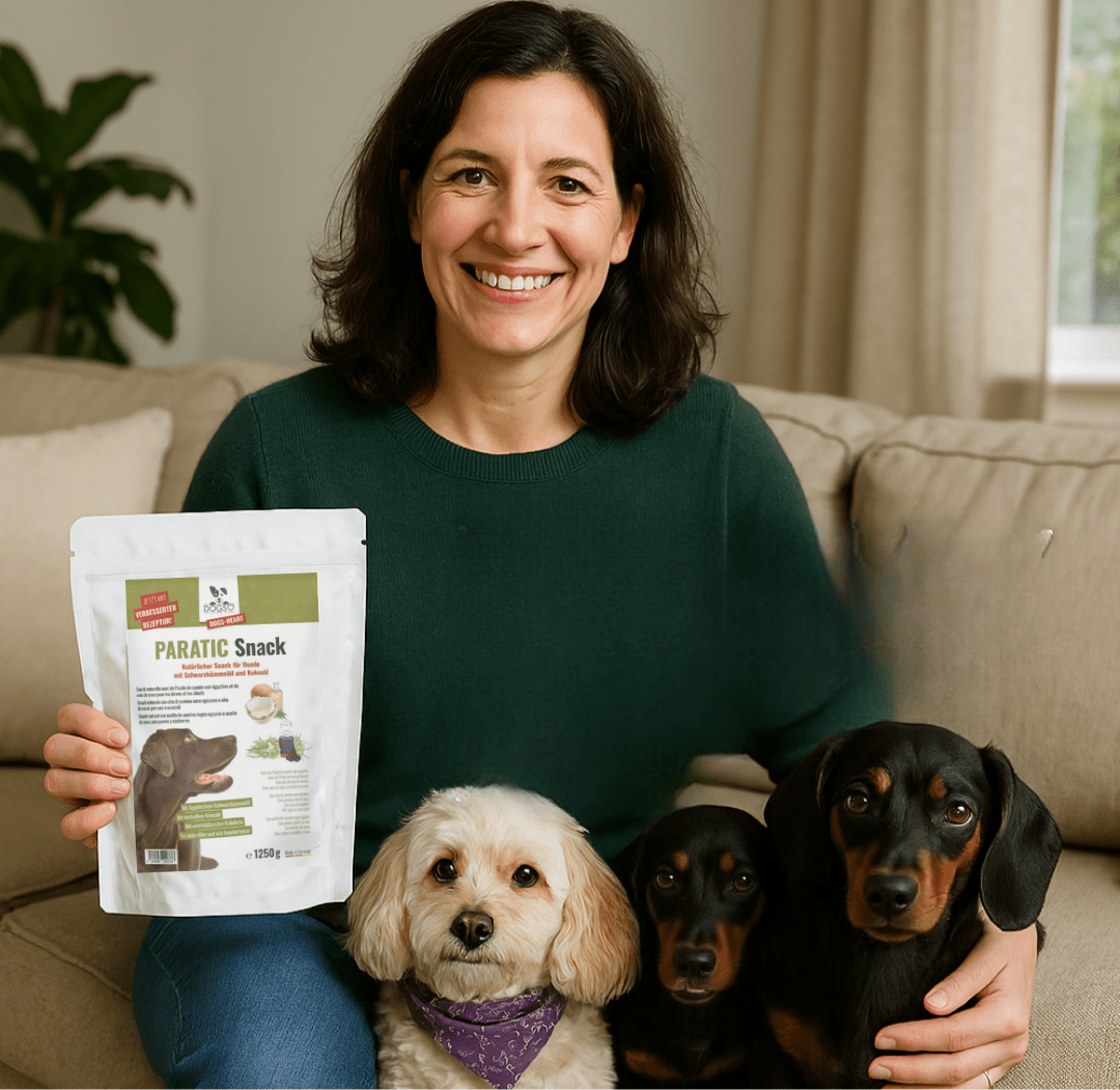PARATIC Schutz - Snack für Hunde - mit Schwarzkümmelöl und Kokosöl - DOGS - HEART