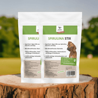 Spirulina STIX Hund | Zahnpflege Kaustangen getreidefrei - DOGS - HEART - Funktionssnacks
